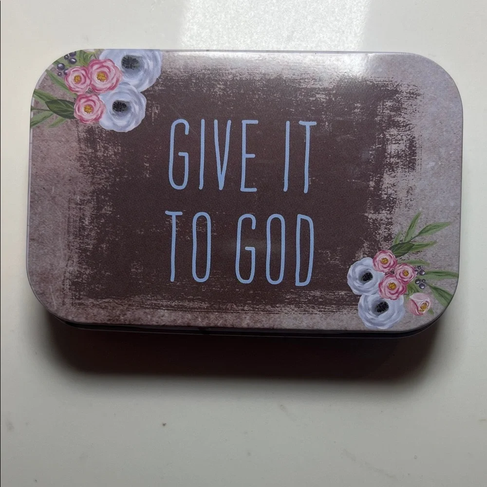 “Give It To God” Floral Prayer Box | Christian Gift | Faith Decor |Encouragement
